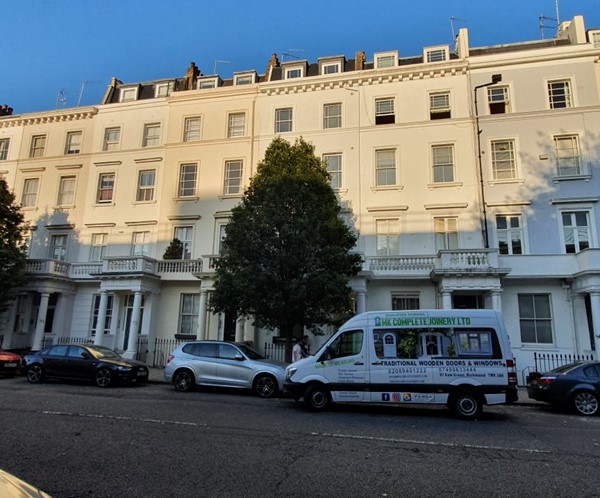 Timber box and sash windows