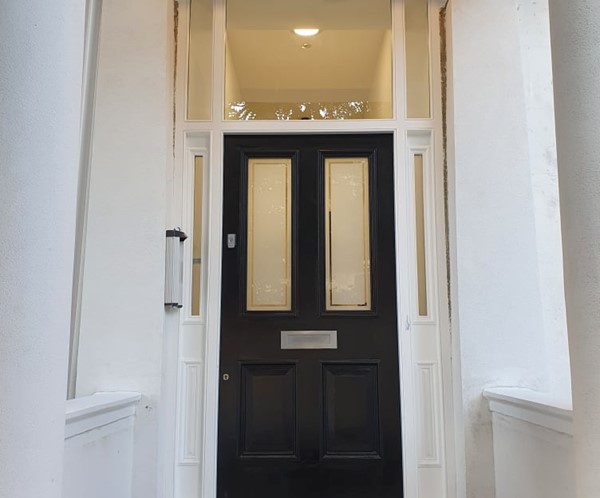 Timber front doors