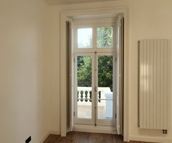 Traditional timber french doors