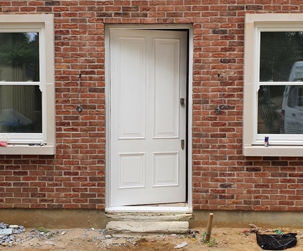 Timber front doors