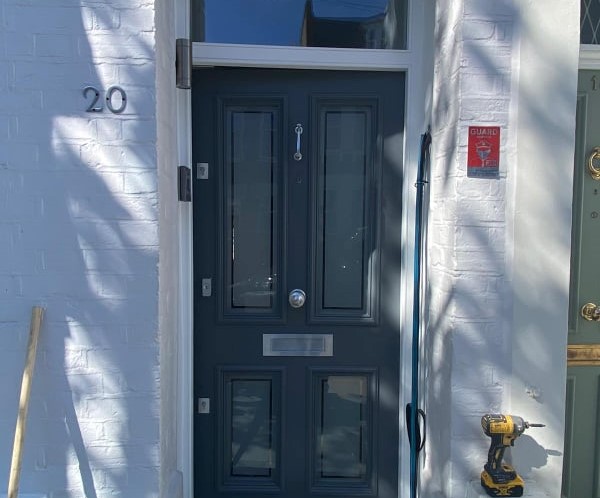 Timber front doors