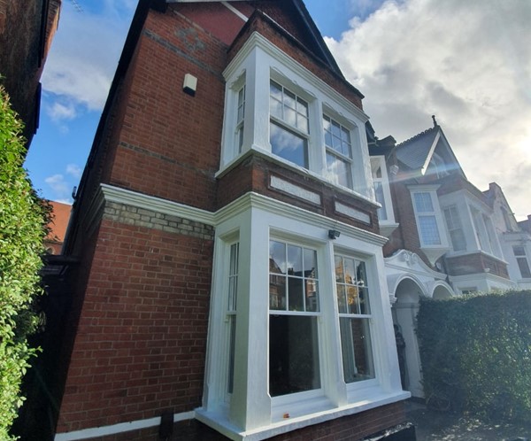 Timber box and sash windows