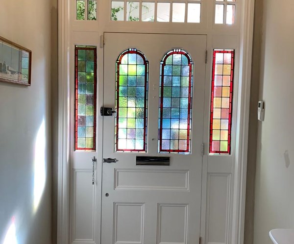 Timber front doors