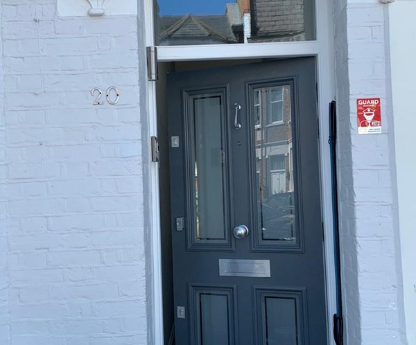 Timber front doors