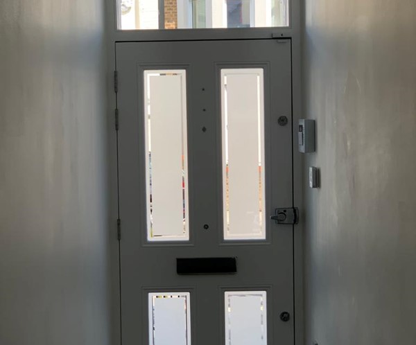Timber front doors