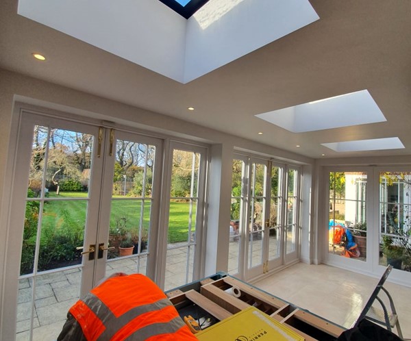 Traditional timber french doors