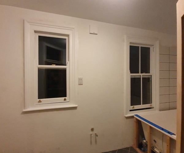 Timber box and sash windows