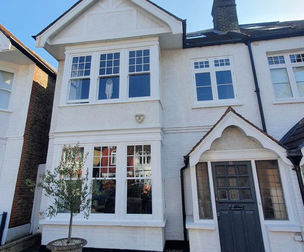 Timber box and sash windows