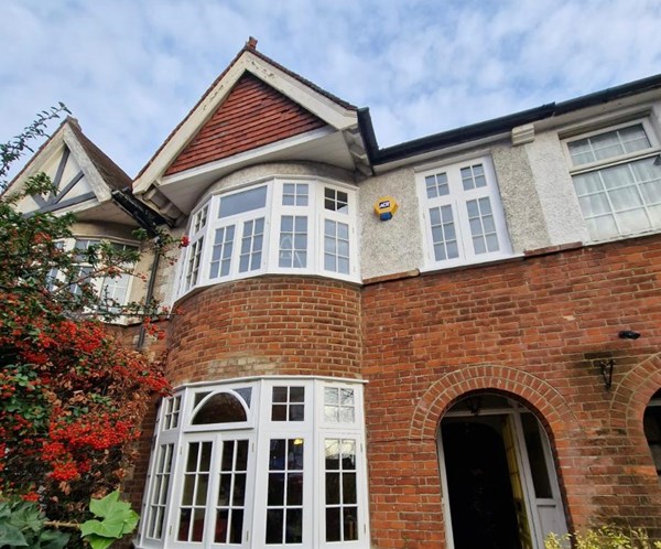 Timber bay windows